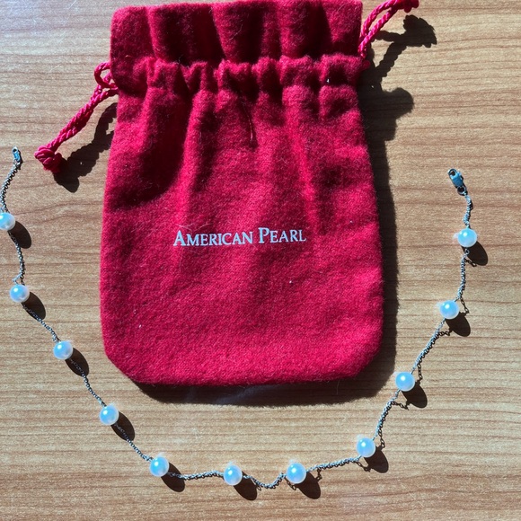 Pearl & 18k gold necklace - Picture 2 of 5